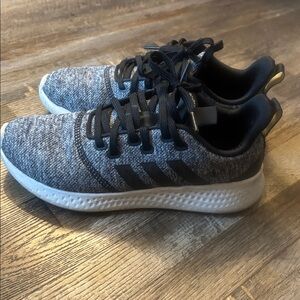 Adidas Black and Gray Sneakers